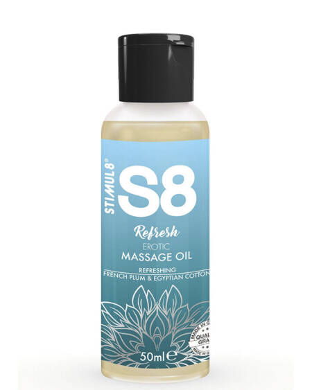 STIMUL8 - S8 REFRESH EROTISCHES BAUMWOLLMASSAGEÖL 50 ML