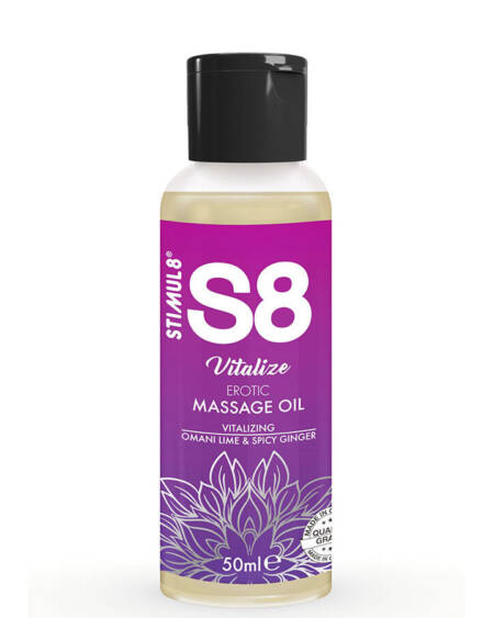 STIMUL8 - S8 VITALISIERENDES EROTISCHES MASSAGEÖL LIMETTE 50 ML