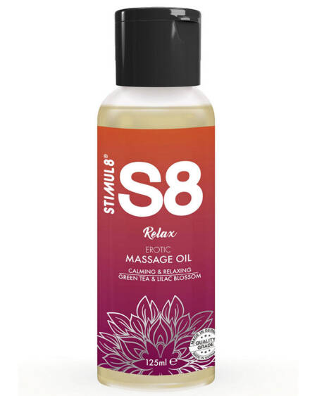 STIMUL8 - S8 RELAX GRÜNER TEE MASSAGEÖL 125 ML