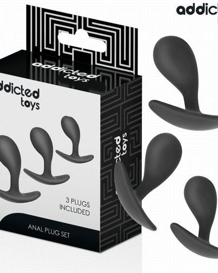 ADDICTED TOYS - 3ER-SET ANALPLUG MODELL 3