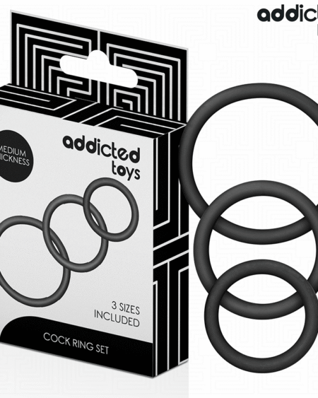 ADDICTED TOYS - SET SILIKONRINGE MODELL 2