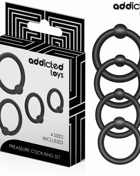 ADDICTED TOYS - SET AUS DRUCKRINGEN AUS SILIKON