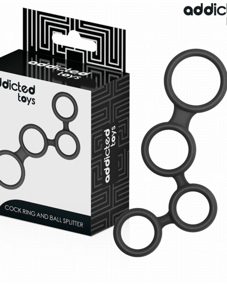 ADDICTED TOYS - PENISRING MIT TEILERN FÜR HODEN