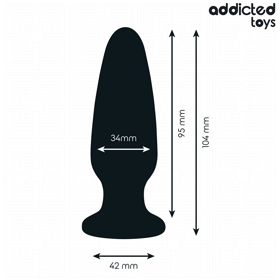 ADDICTED TOYS - ANAL PLUG MIT JUWEL GRÖSSE M 10,4 CM – Bild 4