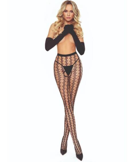 PASSION - TIOPEN 031 SCHWARZE STRUMPFHOSEN 1/2