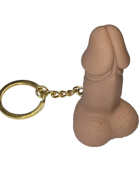 DIABLO PICANTE - PFEIFEN-SCHLÜSSELANHÄNGER IN FORM EINES PENIS IN HAUTFARBE