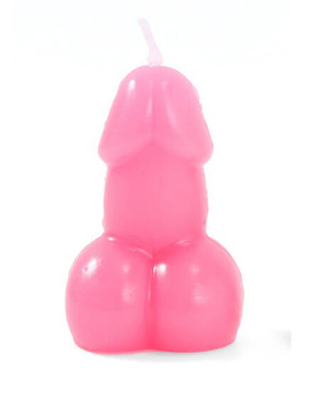 DIABLO PICANTE – PENISFÖRMIGE KERZE IN FUCHSIA