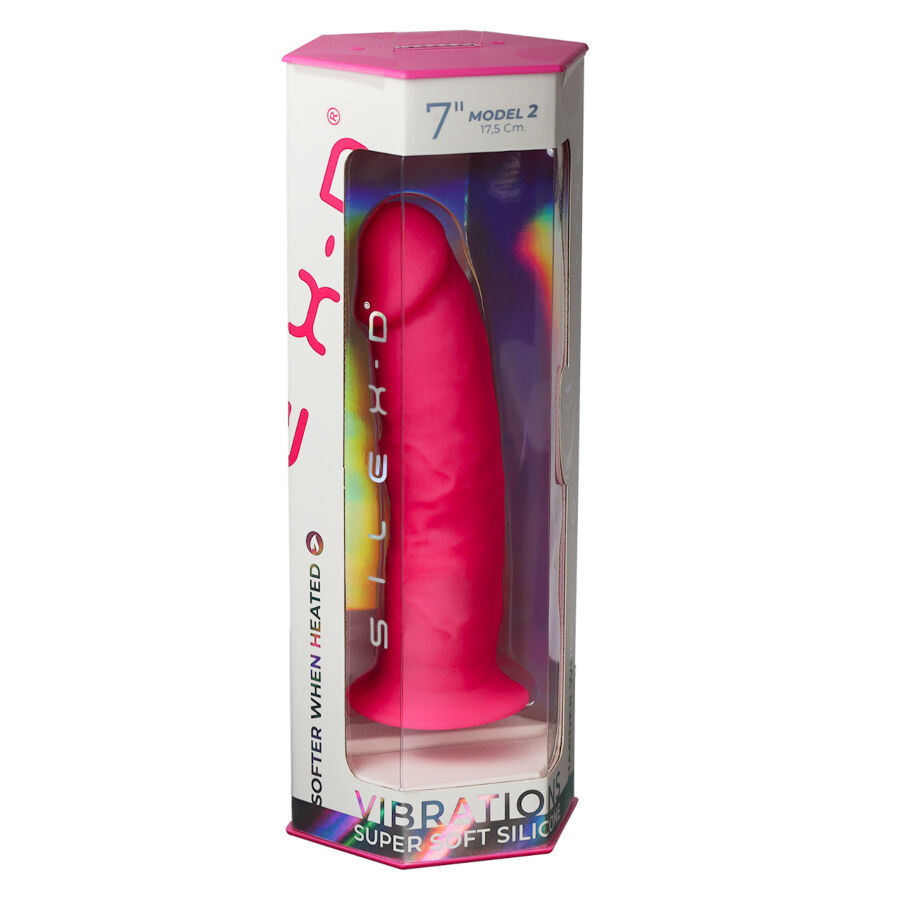 SILEXD - REALISTISCHER PENIS MODELL 2 ROSA + FERNBEDIENUNG LRS 17 CM – Bild 7