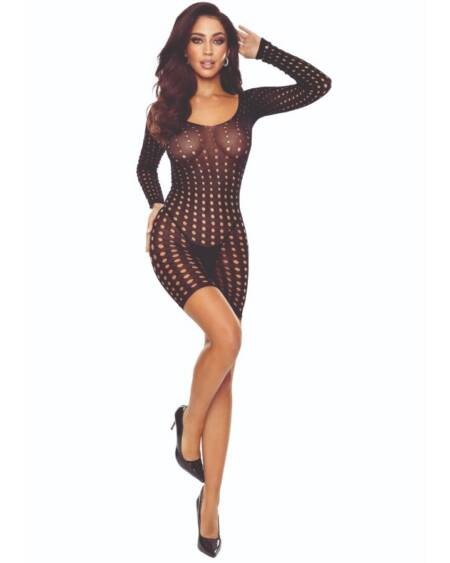 PASSION - BS110 BODYSTOCKING SCHWARZE PUNKTE