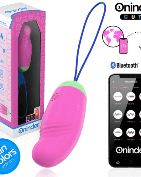 ONINDER CUTE - LOVE PLEASURE VIBRO-ROTIERENDES EI 360° SILIKON - KOSTENLOSE WELTWEITE APP