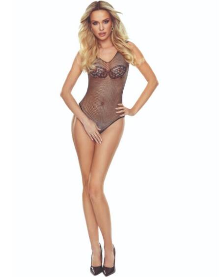 PASSION - BS109 SCHWARZER SCHMETTERLINGS-BODYSOCKING