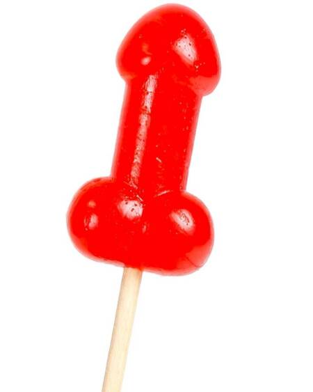 SECRETPLAY - CHERRY CANDY PENIS LOLLIPOP MIT WÜRZIGEM HITZEEFFEKT