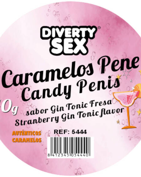 DIABLO PICANTE – 20 Penisbonbons mit Gin-Tonic-Geschmack