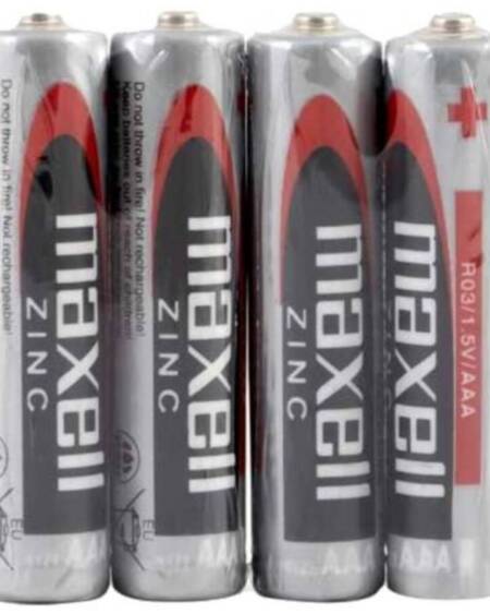 MAXELL - BATTERIE SALINA MANGANESO AAA R03 EINZIEHBAR*4