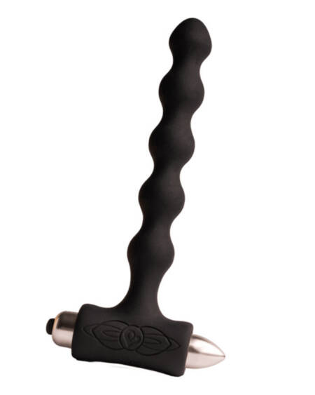 ROCKS-OFF - PETITE SENSATIONS PEARLS ANAL PLUG VIBRATOR SCHWARZ