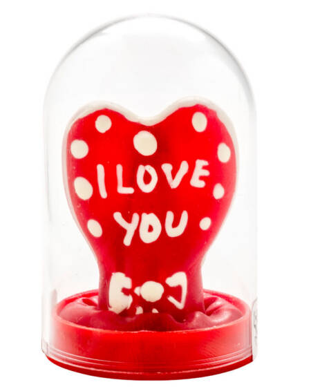 CONDOMERIE - HANDBEMALTE NEUHEITSKONDOME HERZ - ICH LIEBE DICH MODELL 1