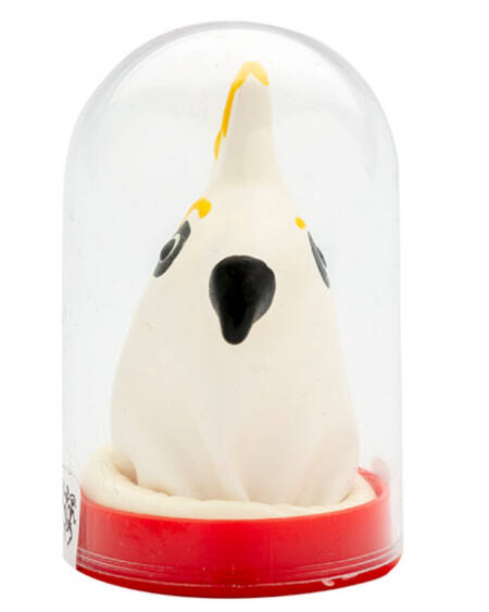 CONDOMERIE - HANDBEMALTE NEUHEITSKONDOME PAPAGEI WEISS