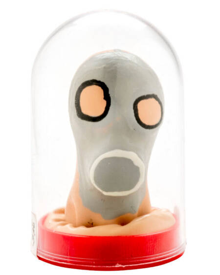 CONDOMERIE - HANDBEMALTE NEUHEIT KONDOME GASMASKE