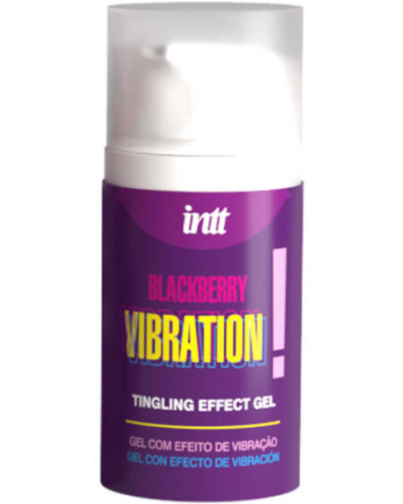 INTT RELEASES - FLÜSSIGE VIBRATIONSGEL MIT BROMBEERGESCHMACK 15 ML