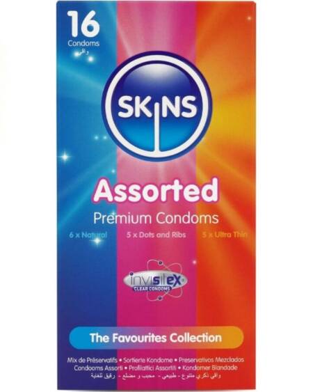 SKINS - SORTIERTE PREMIUM-KONDOME PACKUNG 16