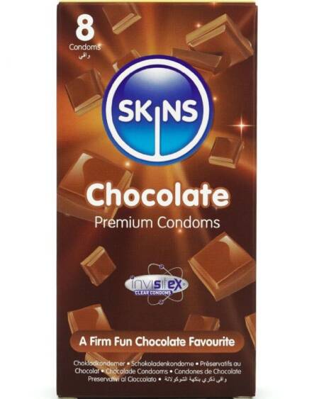 SKINS - SCHOKOLADE PREMIUM-KONDOME PACKUNG 8
