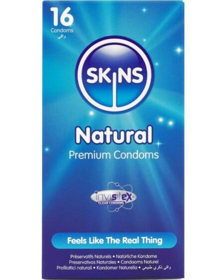 SKINS - NATÜRLICHE PREMIUM-KONDOME PACKUNG 16