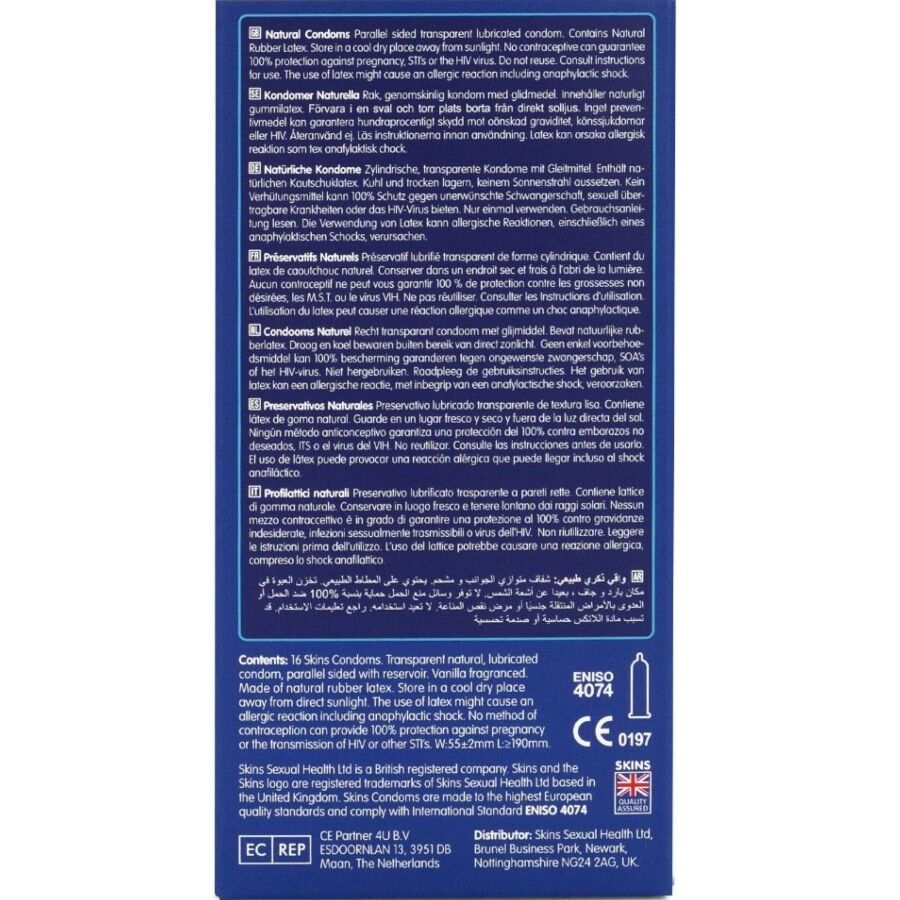 SKINS - NATÜRLICHE PREMIUM-KONDOME PACKUNG 16 – Bild 4