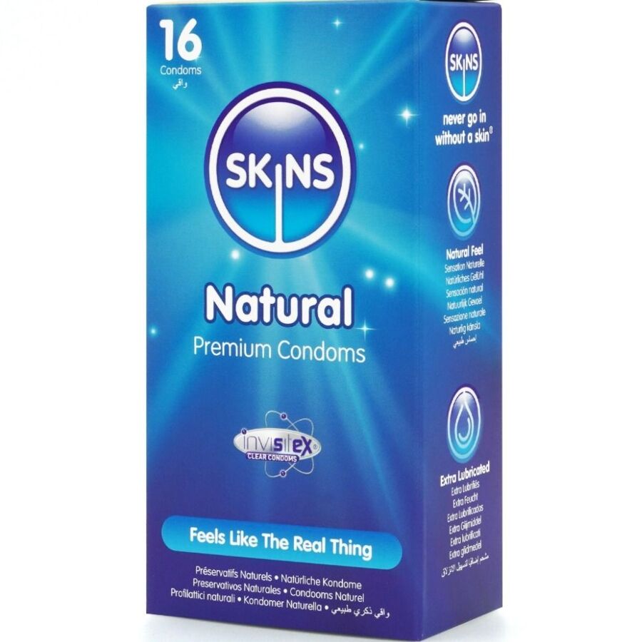 SKINS - NATÜRLICHE PREMIUM-KONDOME PACKUNG 16 – Bild 2