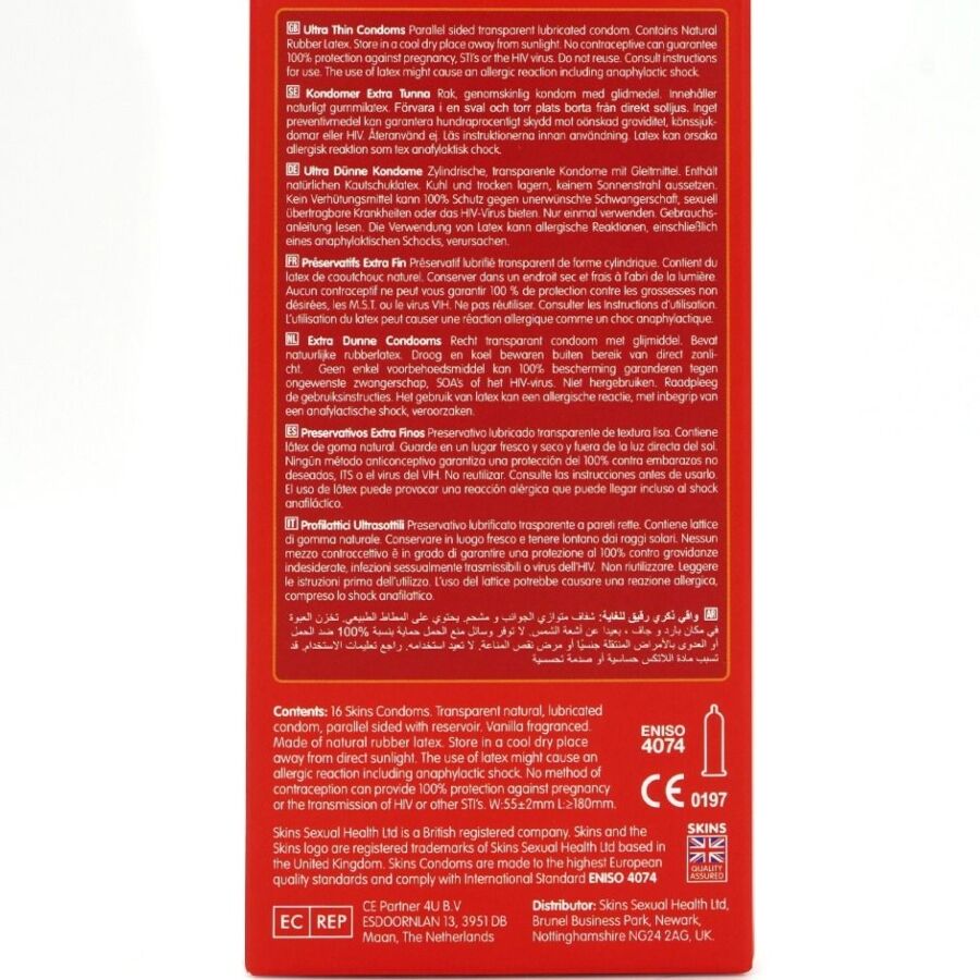 SKINS - ULTRADÜNNE PREMIUM-KONDOME PACKUNG 16 – Bild 4