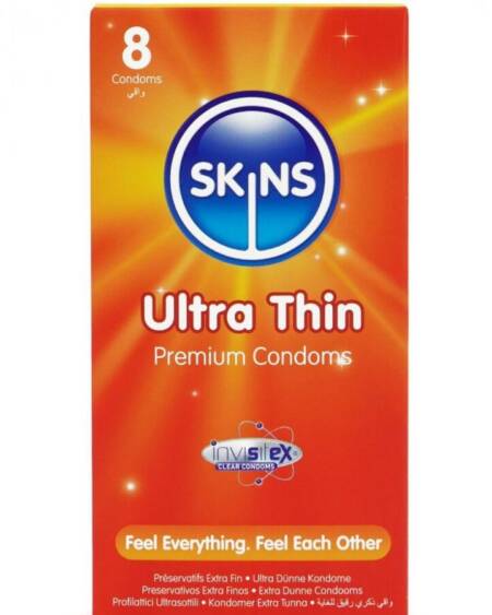 SKINS - ULTRA DÜNNE PREMIUM-KONDOME PACKUNG 8