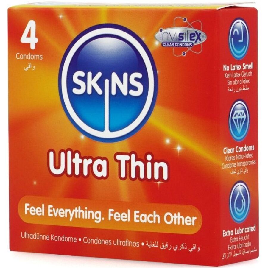 SKINS - ULTRADÜNNE PREMIUM-KONDOME PACKUNG 4 – Bild 2