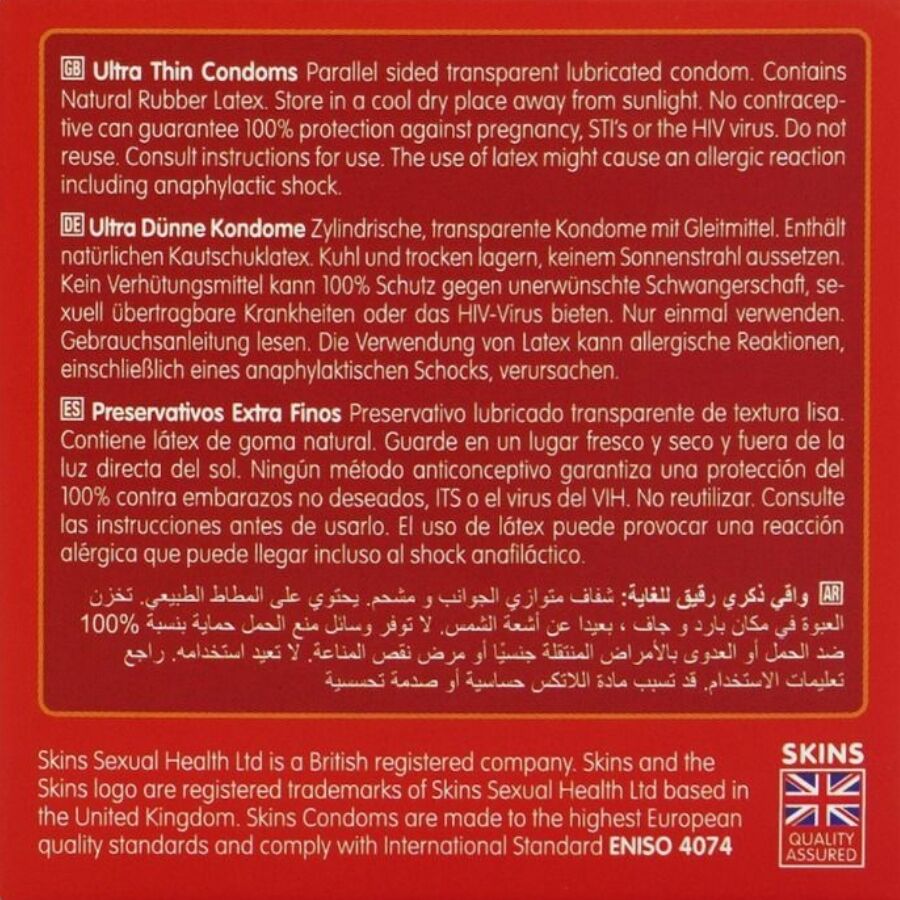 SKINS - ULTRADÜNNE PREMIUM-KONDOME PACKUNG 4 – Bild 4