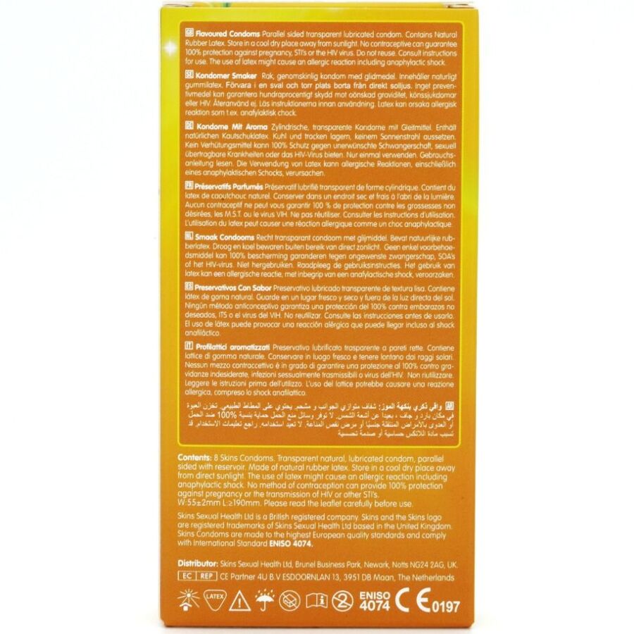 SKINS - BANANA PREMIUM KONDOME PACKUNG 8 – Bild 4