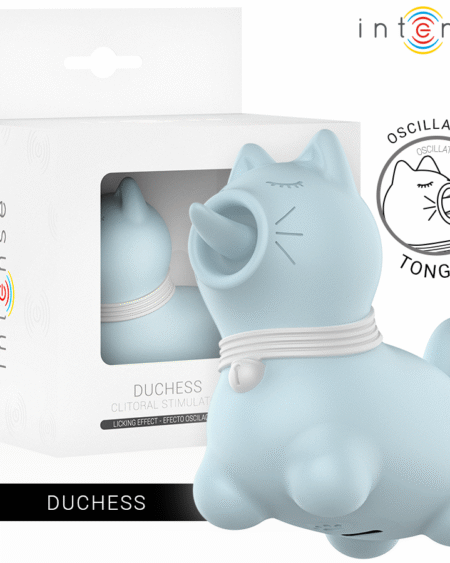 INTENSE - DUCHESS STIMULATOR MIT ROTIERENDER ZUNGE 360º BLAU