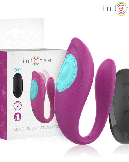 INTENSE - ANNIE U-FÖRMIGER VIBRATOR UND STIMULATOR LILA FERNBEDIENUNG