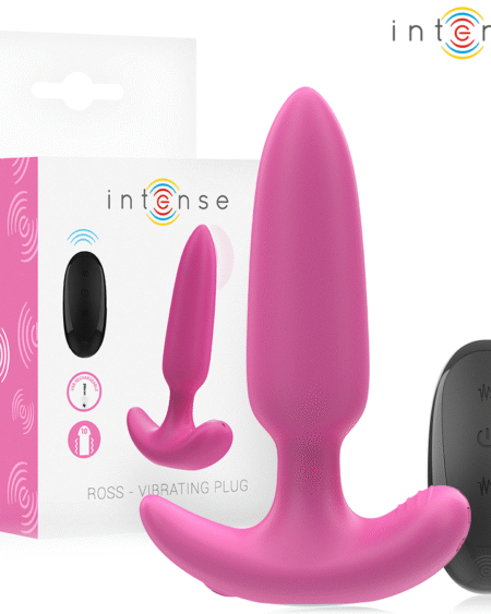 INTENSE - ROSS ANAL PLUG 10 VIBRATIONEN ROSA FERNBEDIENUNG