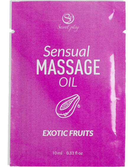 SECRETPLAY - EINZELDOSIS MASSAGEÖL MIT EXOTISCHEN FRÜCHTEN 10 ML