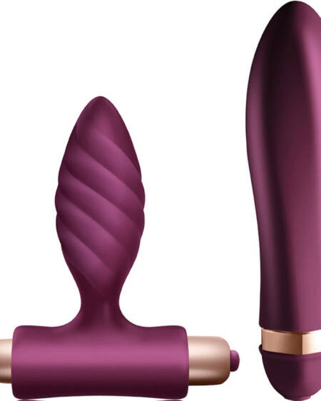 CLIMAXIMUM - DESIRE KIT TWISTED VIBRATOR + ANALPLUG