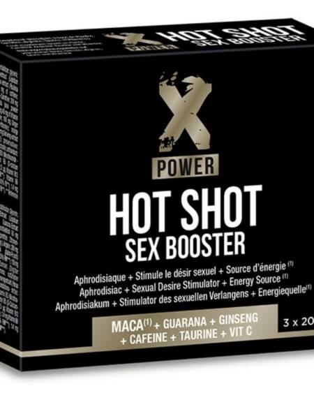 X POWER - HOT SHOT SEX BOOSTER STEIGERT DIE LIBIDO 3 X 20 ML