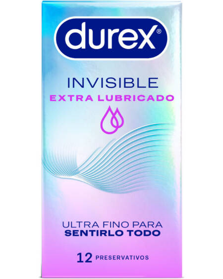 DUREX - EXTRA GESCHMIERTE UNSICHTBARE KONDOME 12 EINHEITEN