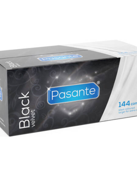 PASANTE - BLACK VELVET KONDOME BOX 144 EINHEITEN