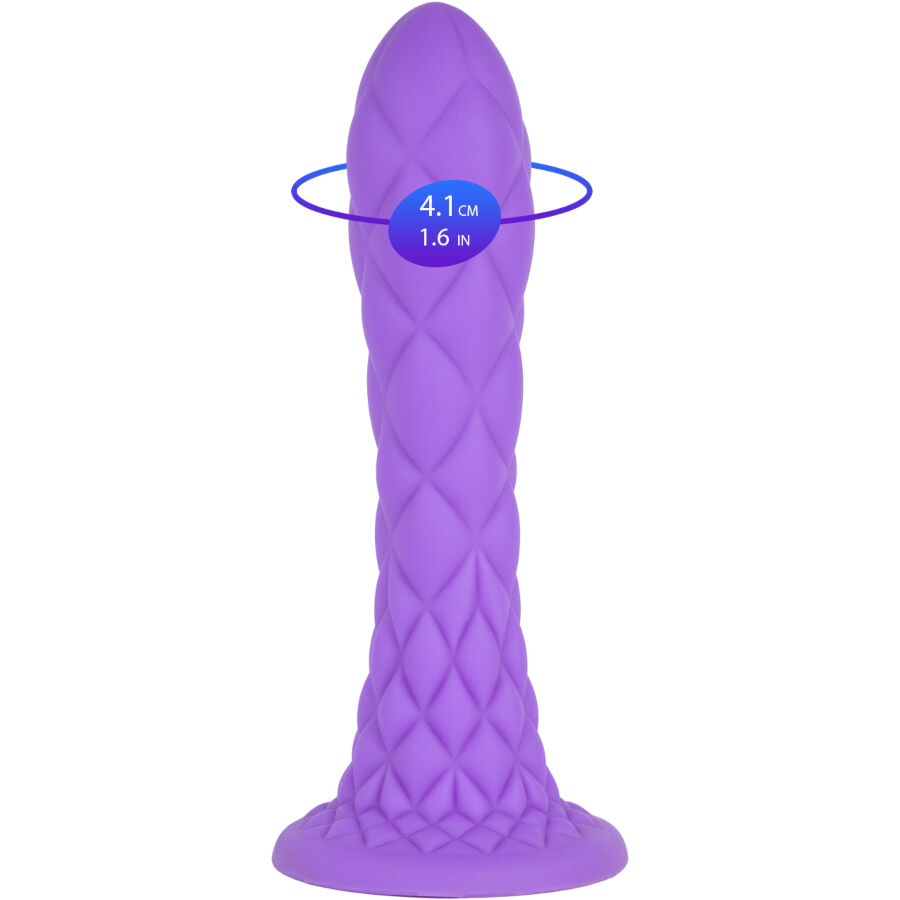 SILEXD - DREAMY DILDO FANTASY FLÜSSIGSILIKON THERMOREAKTIV VIOLETT 18,5 CM – Bild 7