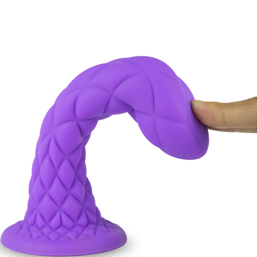 SILEXD - DREAMY DILDO FANTASY FLÜSSIGSILIKON THERMOREAKTIV VIOLETT 18,5 CM – Bild 4
