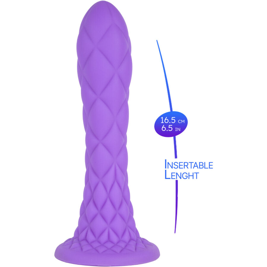 SILEXD - DREAMY DILDO FANTASY FLÜSSIGSILIKON THERMOREAKTIV VIOLETT 18,5 CM – Bild 8