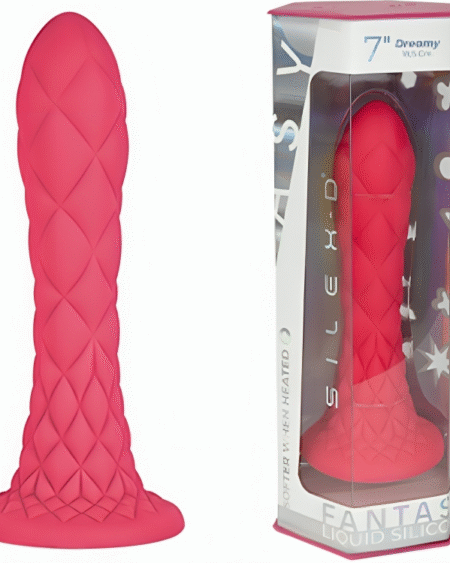 SILEXD - DREAMY DILDO FANTASY FLÜSSIGSILIKON THERMOREAKTIV FUCHSIA 18,5 CM