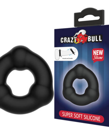 CRAZY BULL - SUPER WEICHER SILIKONRING MIT NOPPEN