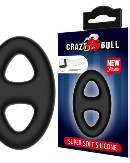CRAZY BULL - DOPPELTER OVALER SILIKONRING