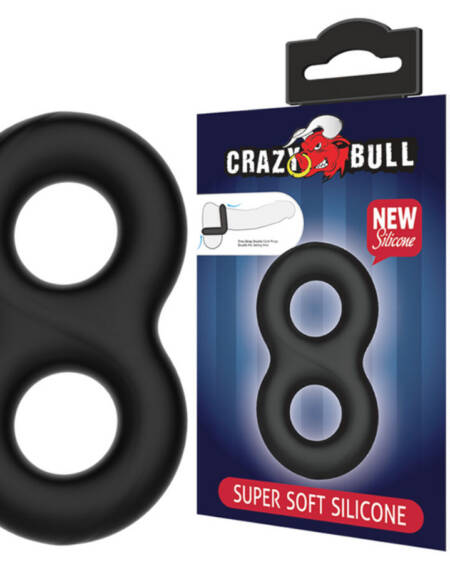 CRAZY BULL - DOPPELTER UNENDLICHKEITSRING AUS SILIKON