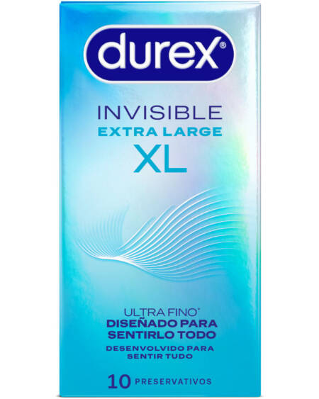 DUREX - UNSICHTBARE KONDOME XL 10 EINHEITEN
