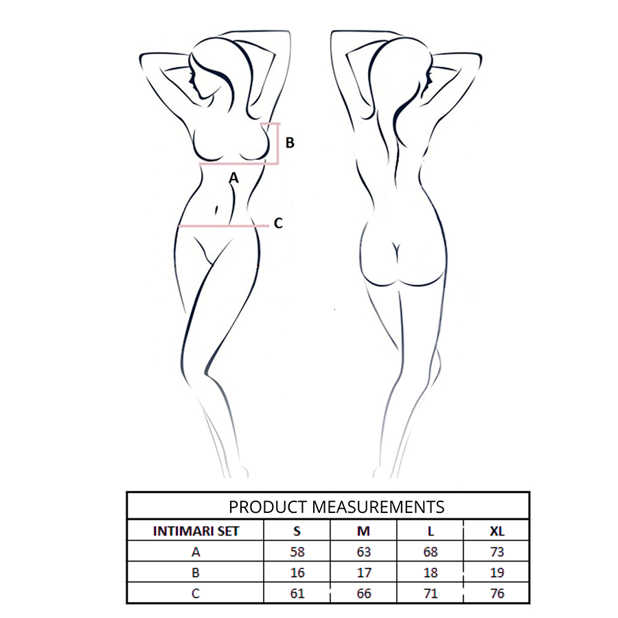 PASSION - INTIMARI BH + HÖSCHEN SET ROSA S/M – Bild 4
